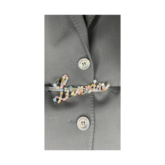 Lanvin Jewelled Logo Detailed Belt main image 9